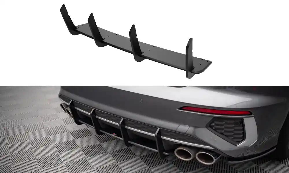 Středový spoiler pod zadní nárazník Audi S3 Sedan 8Y Nejlepší Cena
