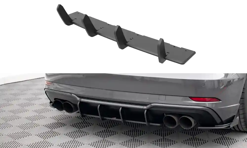 Středový spoiler pod zadní nárazník Audi S3 Sportback 8V facelift Expresní Doručení