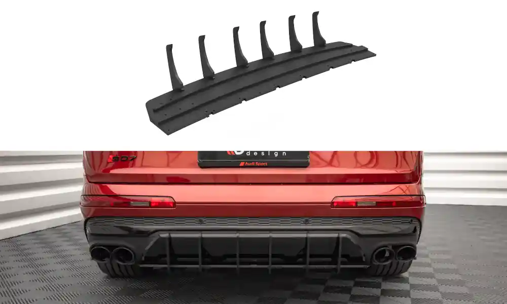 Středový spoiler pod zadní nárazník Audi SQ7 Mk2 (4M) facelift Horká Nabídka