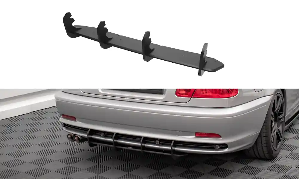 Nejlepší Cena Středový spoiler pod zadní nárazník BMW 3 Coupe E46