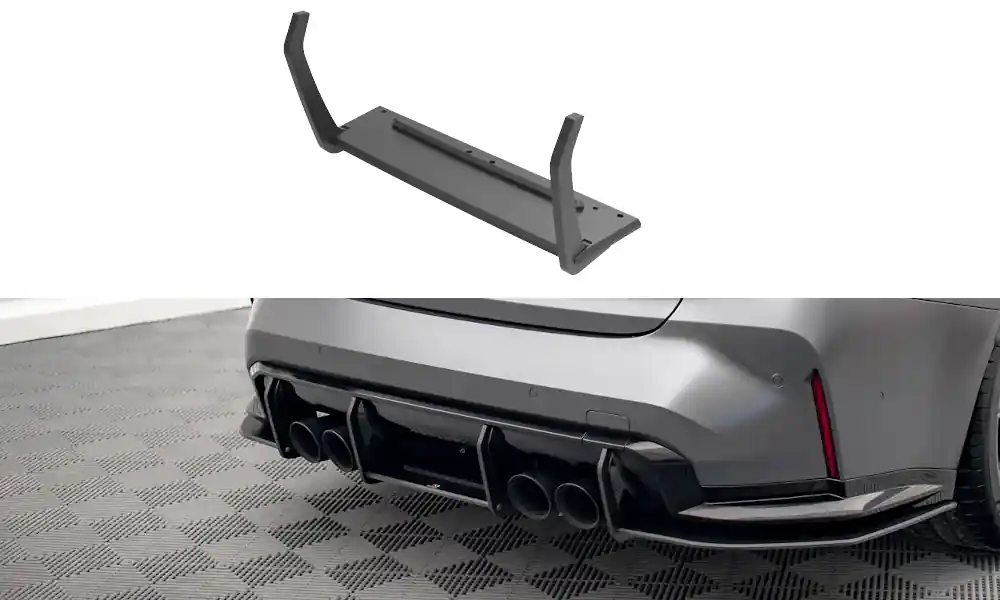 Levný Středový spoiler pod zadní nárazník BMW M3 G80