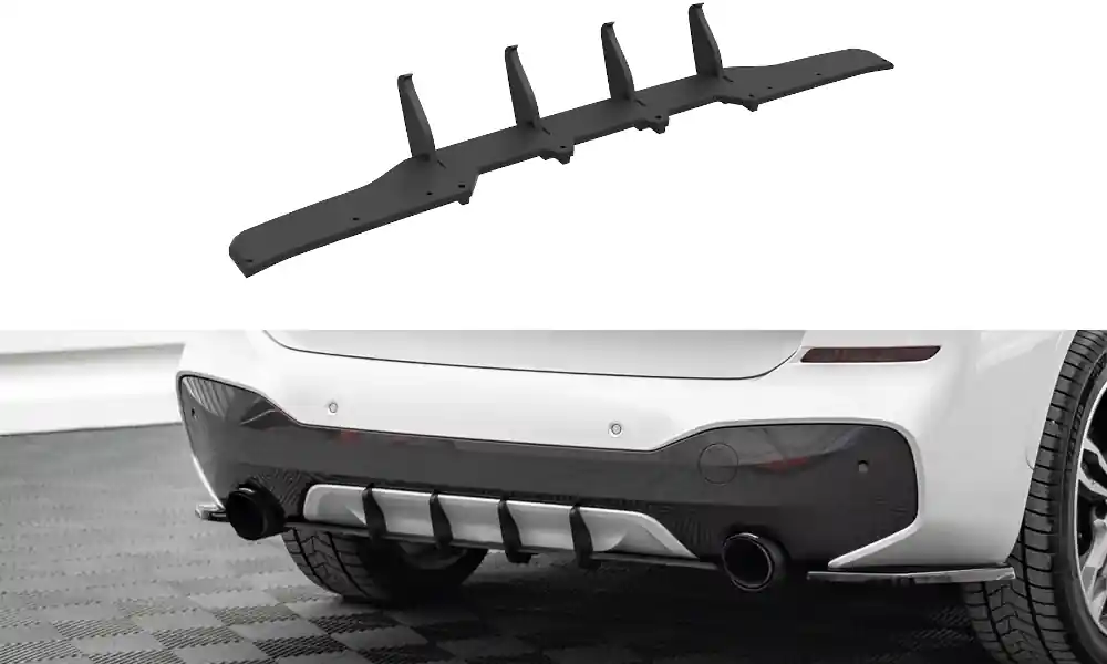 Středový spoiler pod zadní nárazník BMW X1 M-Pack F48 Originální
