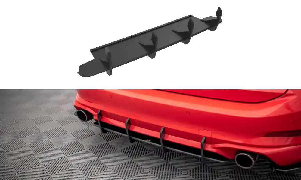 Středový spoiler pod zadní nárazník Ford Focus Estate ST Mk4 Zlevněný