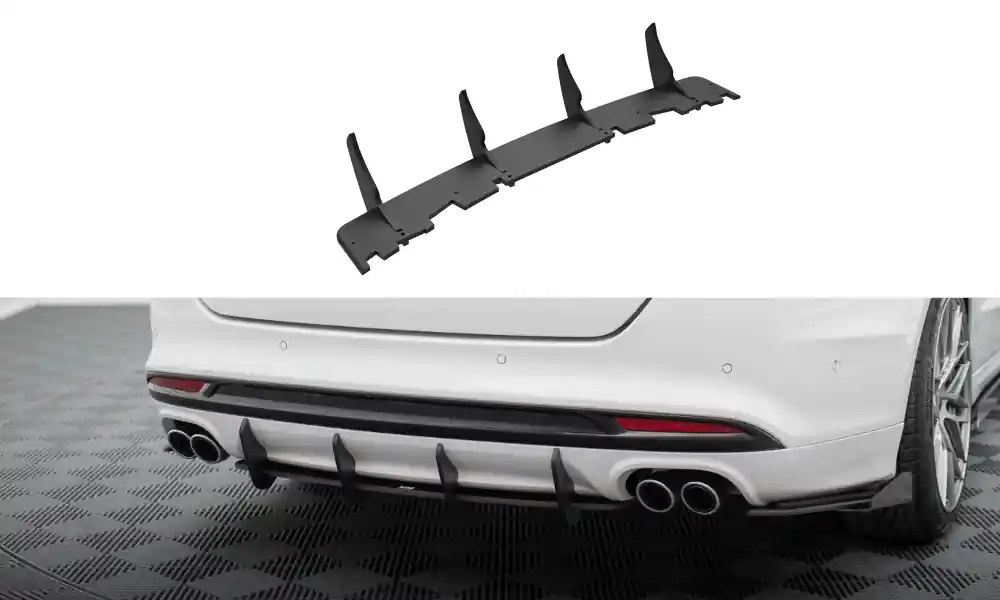 Nová Kolekce Středový spoiler pod zadní nárazník Ford Mondeo Sport Mk5 facelift / Fusion Sport Mk2 facelift