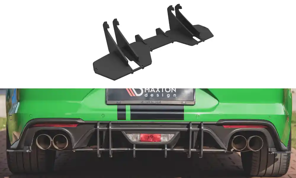 Tovární Cena Středový spoiler pod zadní nárazník Ford Mustang GT Mk6 facelift