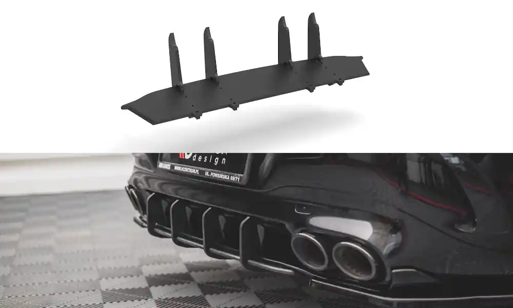 Středový spoiler pod zadní nárazník Mercedes-AMG CLA 35 / 45 Aero C118 Ověřený