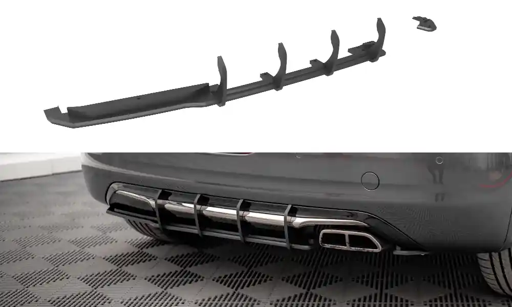 Ověřený Středový spoiler pod zadní nárazník Peugeot 208 GTi Mk1