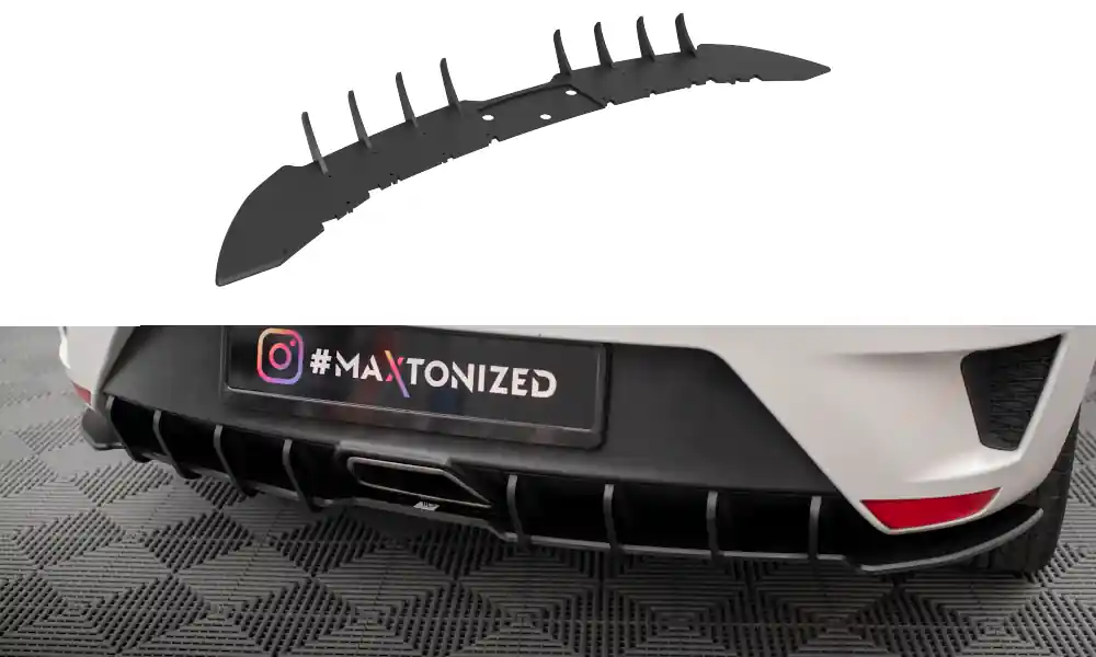 Středový spoiler pod zadní nárazník Seat Ibiza Cupra Sport Coupe Mk4 Rychlé Dodání