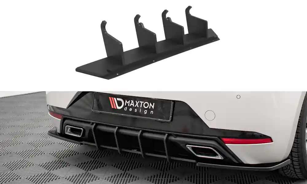 Značkový Středový spoiler pod zadní nárazník Seat Ibiza FR/ Standard Mk5
