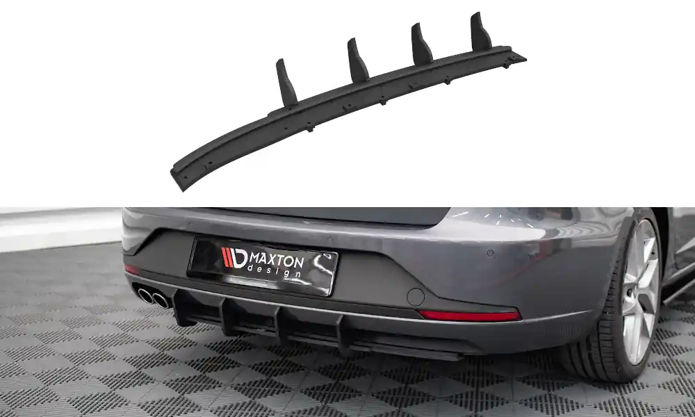 Oblíbený Středový spoiler pod zadní nárazník Seat Leon FR Sportstourer Mk3