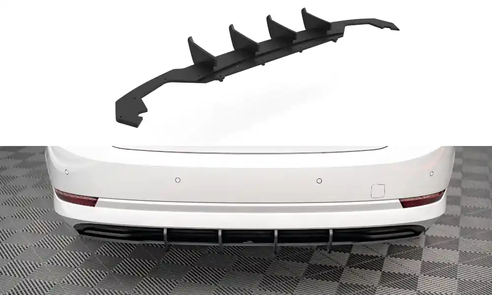 Koupit Online Středový spoiler pod zadní nárazník Skoda Octavia Mk4
