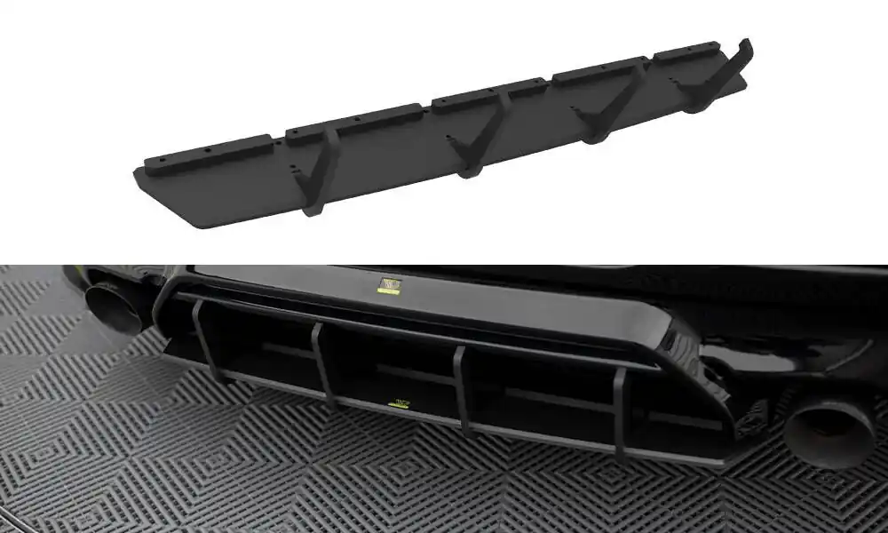 Středový spoiler pod zadní nárazník V.2 BMW 1 F40 M-Pack / M135i Omezená Nabídka