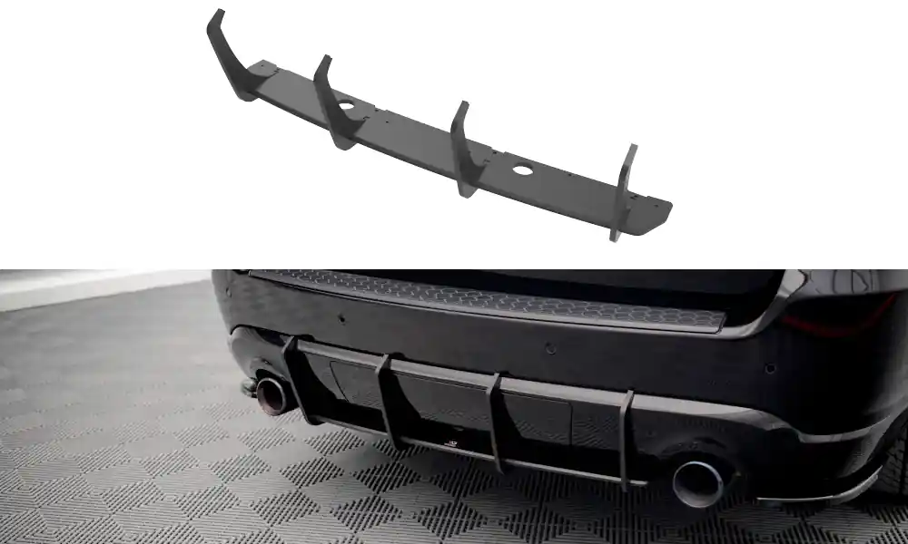Vysoce Kvalitní Středový spoiler pod zadní nárazník V.2 Dodge Durango RT Mk3