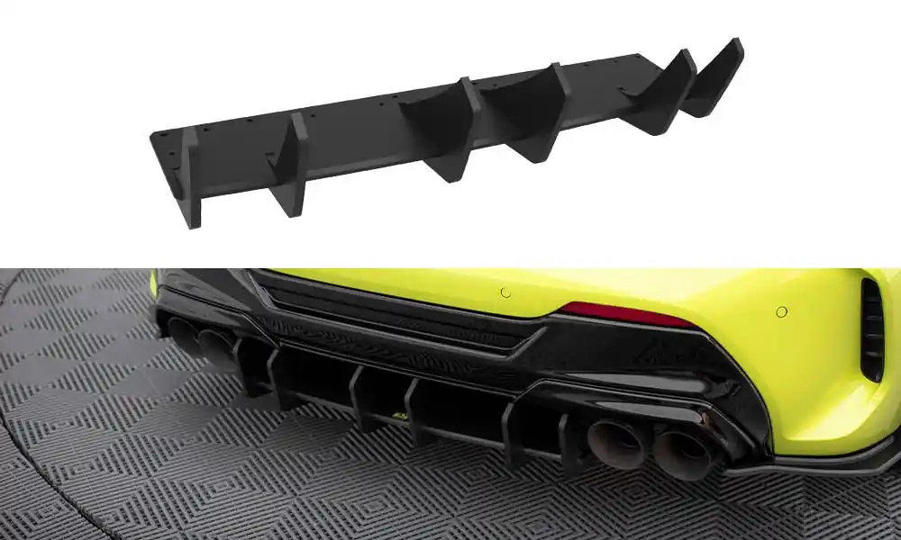 Expresní Doručení Středový spoiler pod zadní nárazník V.4 BMW 1 F40 M-Pack / M135i