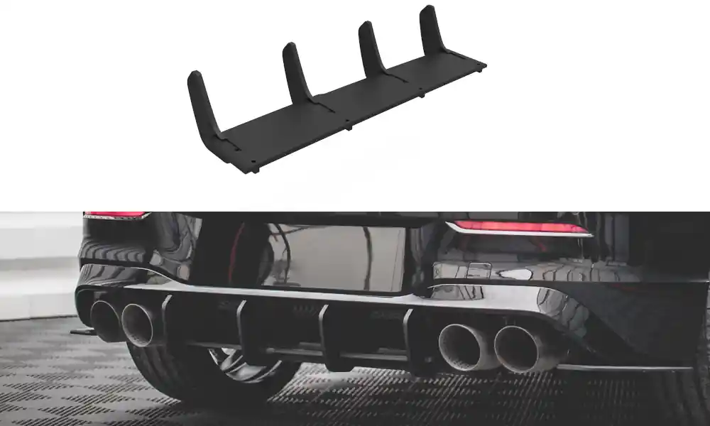 Středový spoiler pod zadní nárazník Volkswagen Golf R Mk8 Ověřený