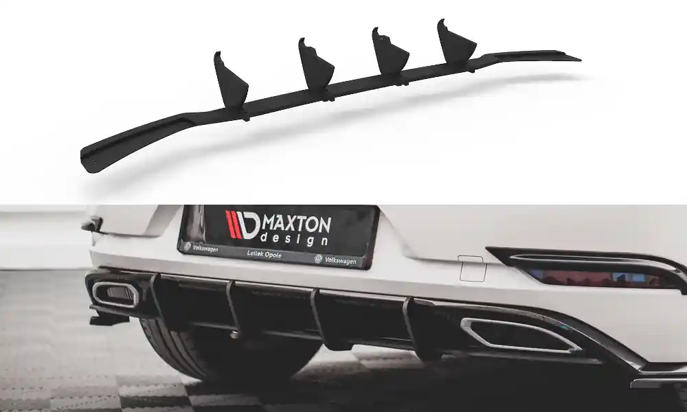 Top Prodej Středový spoiler pod zadní nárazník Volkswagen Golf R-Line Mk 7 facelift