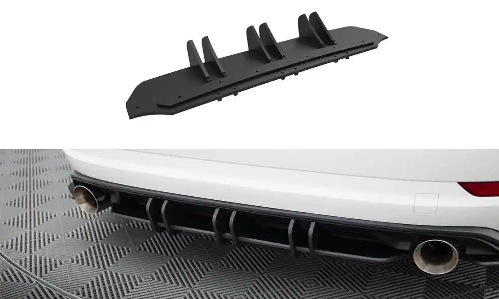 Středový spoiler pod zadní nárazník Volkswagen Jetta GLI Mk7 Omezená Nabídka