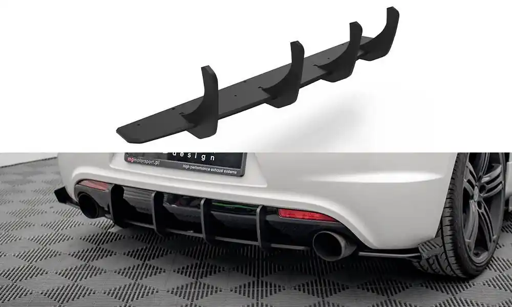 Středový spoiler pod zadní nárazník Volkswagen Scirocco R Mk3 Bezpečná Platba