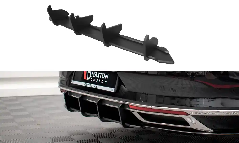 Ověřený Středový spoiler pod zadní nárazník Volkwagen Passat B8 facelift