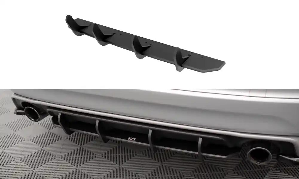 Kup Teď Středový spoiler pod zadní nárazník Volvo XC60 R-Design Mk1 facelift