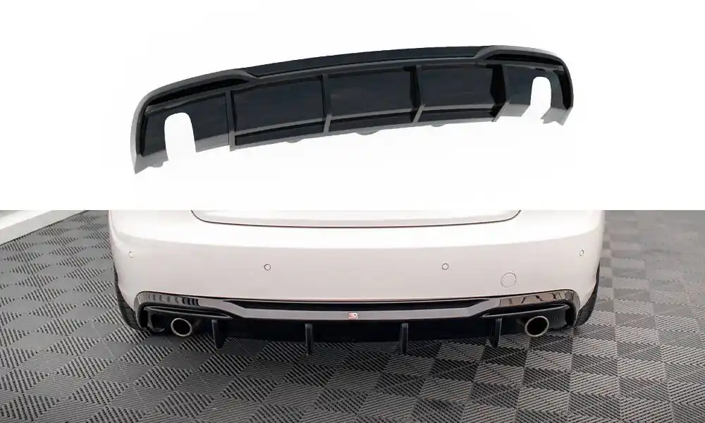 Středový spoiler pod zadní nárazník Audi A5 Coupe 8T facelift (Version with single Výfuk s on both sides) Cenová Bomba