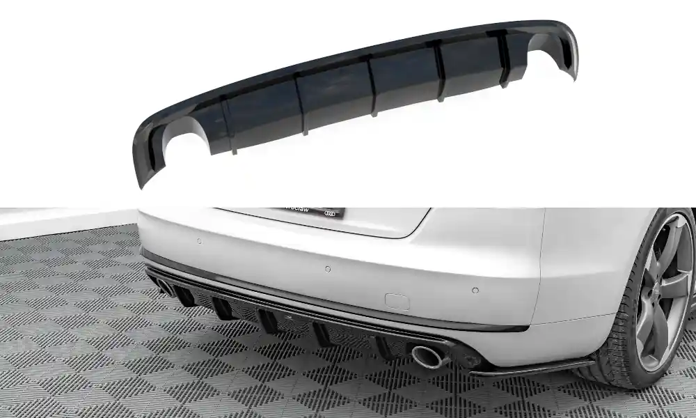 Značkový Středový spoiler pod zadní nárazník Audi A8 D4