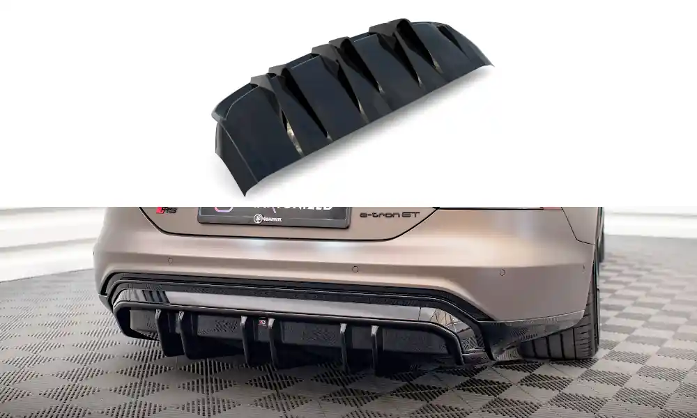 Středový spoiler pod zadní nárazník Audi e-Tron GT / RS GT Mk1 Jen Po Omezenou Doba