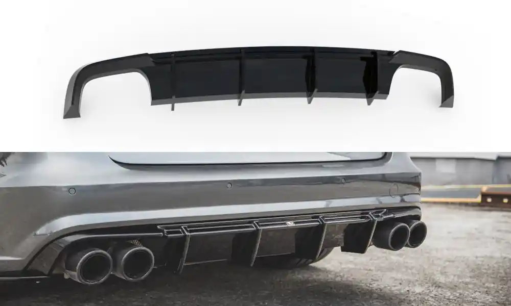 Středový spoiler pod zadní nárazník Audi S6 / A6 S-Line / A6 C7 FL Akce