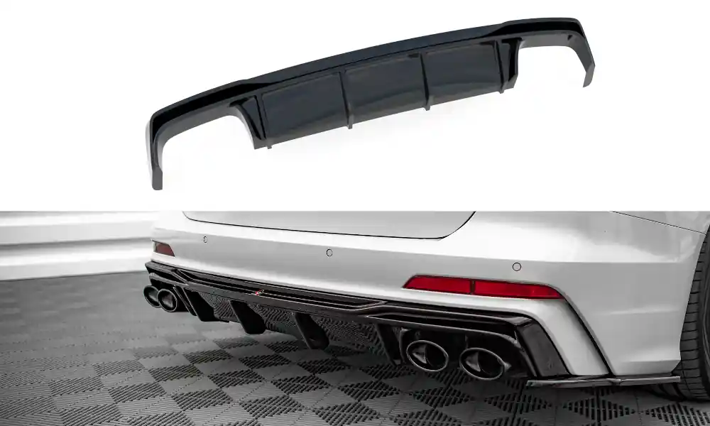 Středový spoiler pod zadní nárazník Audi S6 / A6 S-Line C8 Ověřený