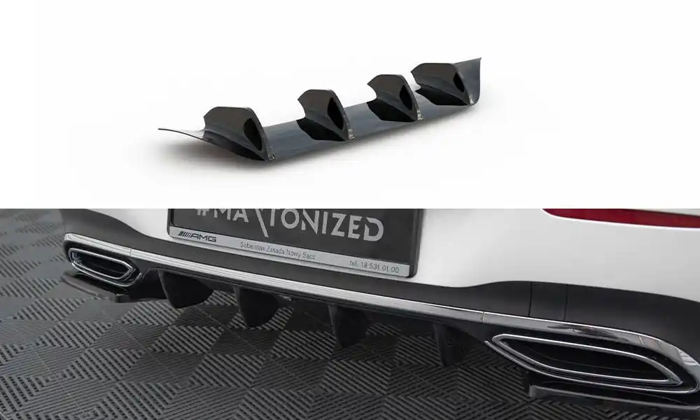 Originální Středový spoiler pod zadní nárazník Mercedes-Benz CLA AMG-Line X118