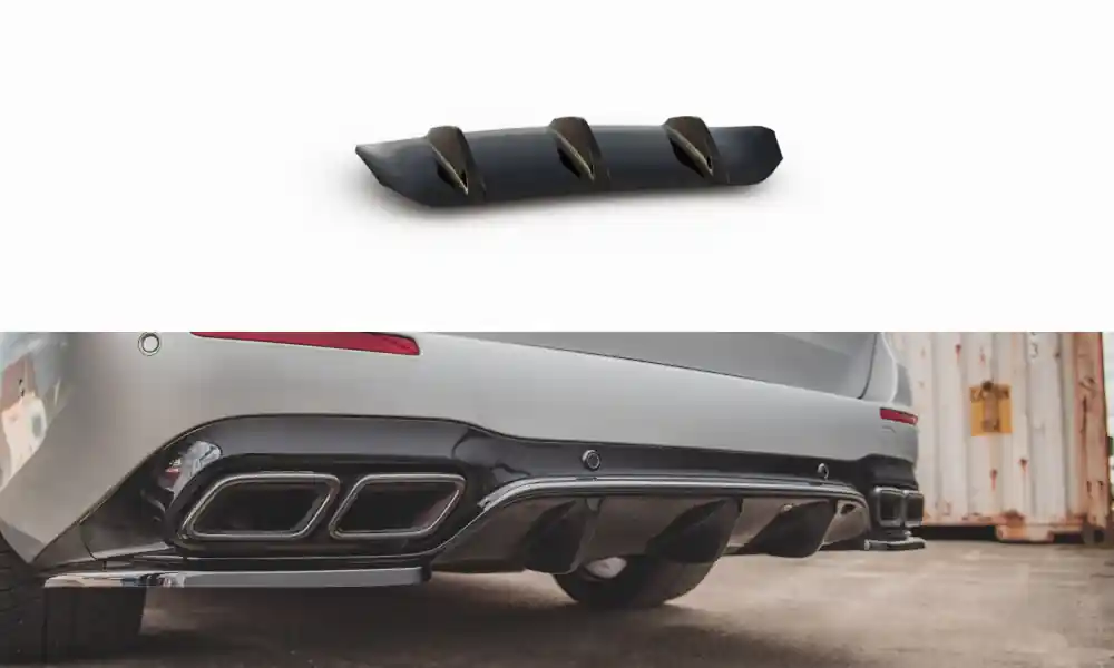 Středový spoiler pod zadní nárazník Mercedes-Benz E63 AMG Estate S213 Cenová Bomba
