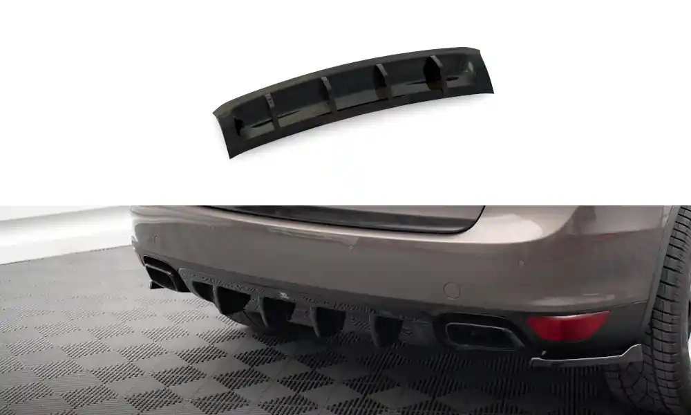 Středový spoiler pod zadní nárazník Porsche Cayenne Mk2 Výhodná Nabídka
