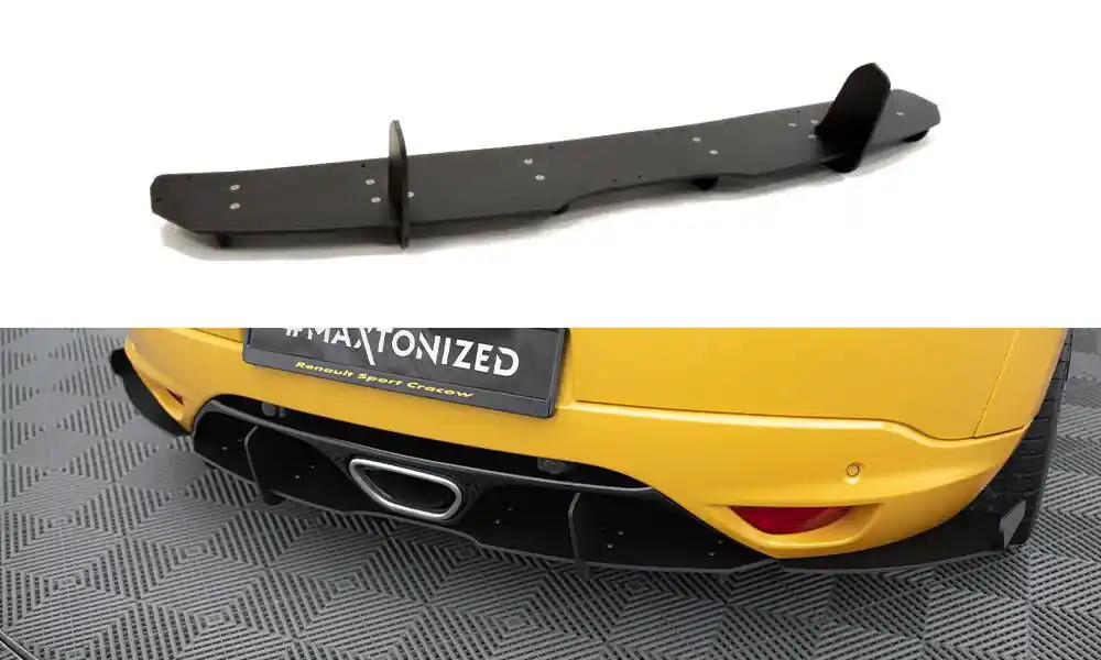 Středový spoiler pod zadní nárazník RENAULT MEGANE MK3 RS Dokud Zásoby Vydrží