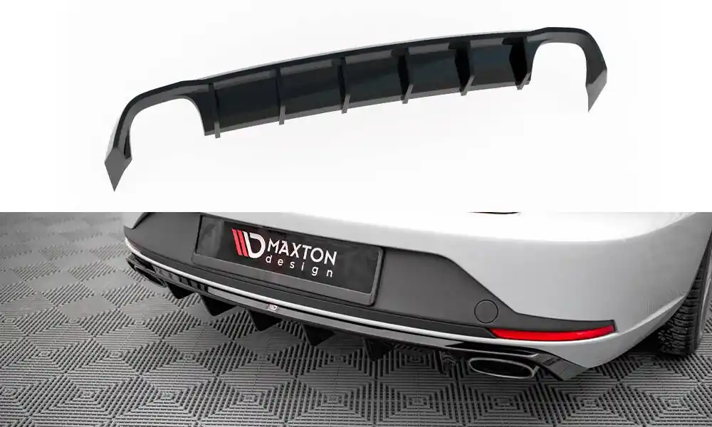 Vysoce Kvalitní Středový spoiler pod zadní nárazník Seat Leon Cupra Sportstourer Mk3