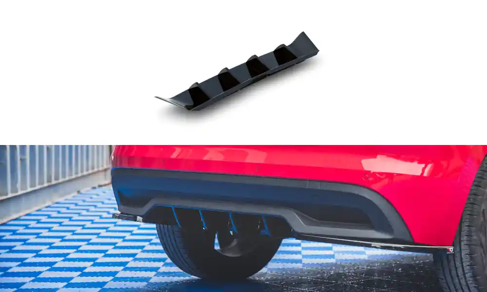 Bezpečná Platba Středový spoiler pod zadní nárazník Skoda Kamiq