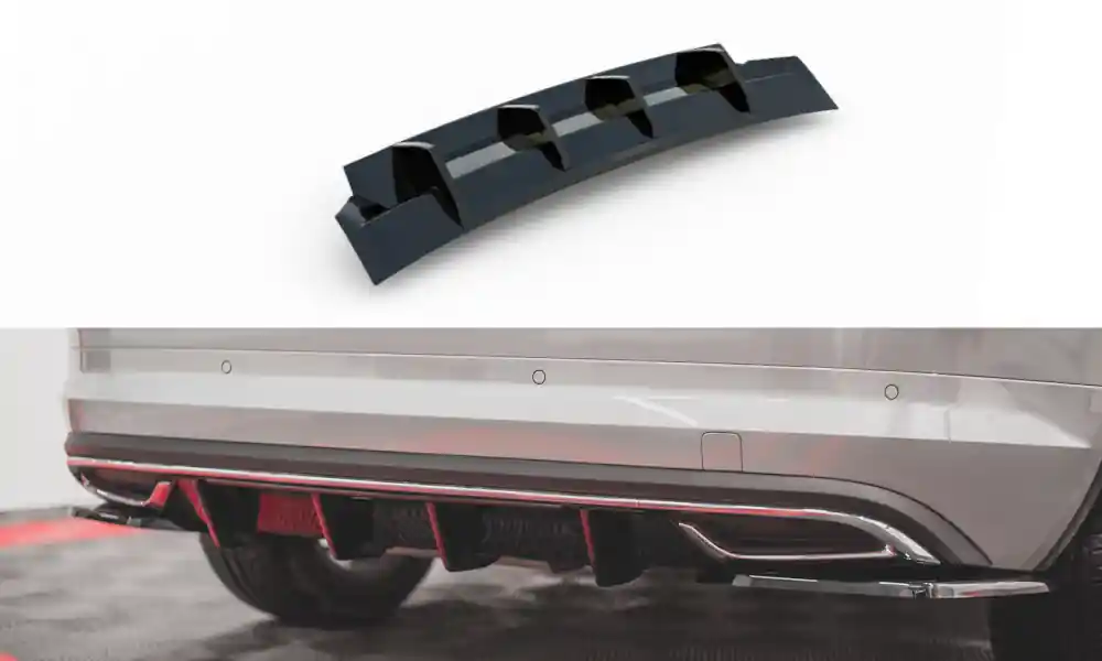 Středový spoiler pod zadní nárazník Skoda Kodiaq Mk1 Sportline Doprava Zdarma