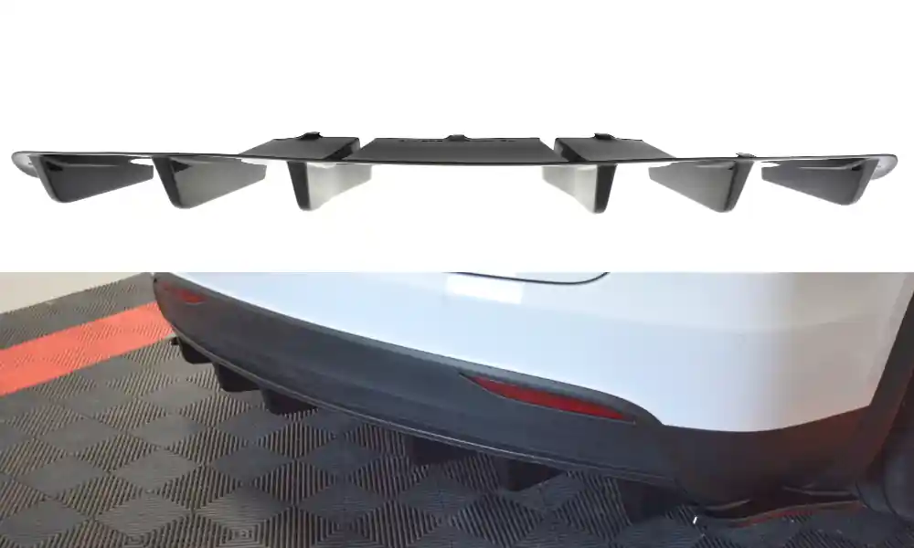 Sleva Středový spoiler pod zadní nárazník TESLA MODEL X
