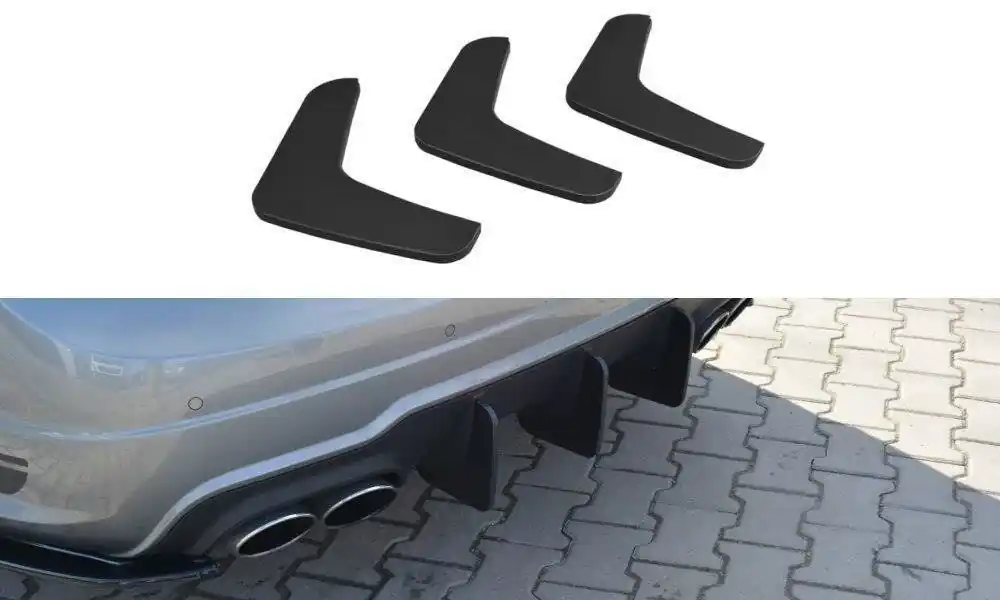 Středový spoiler pod zadní nárazník v.1 Mercedes C W204 AMG-Line (facelift) Výprodej