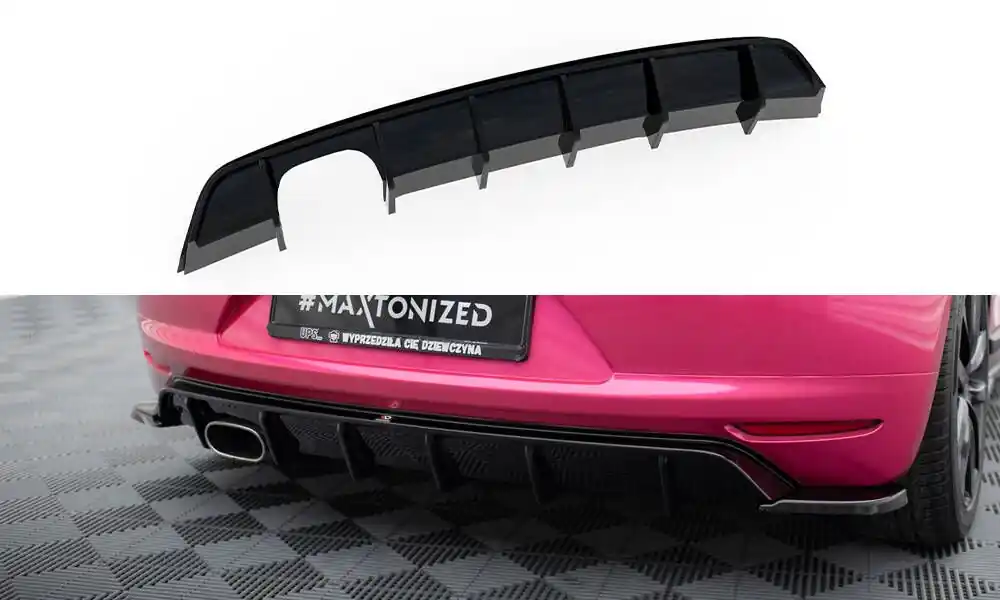 Expresní Doručení Středový spoiler pod zadní nárazník V.1 Volkswagen Scirocco Mk3