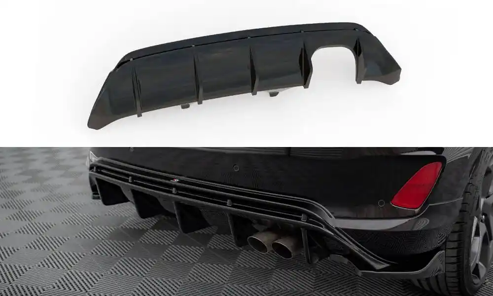 Akční Cena Středový spoiler pod zadní nárazník V.2 Ford FIesta Mk8 ST