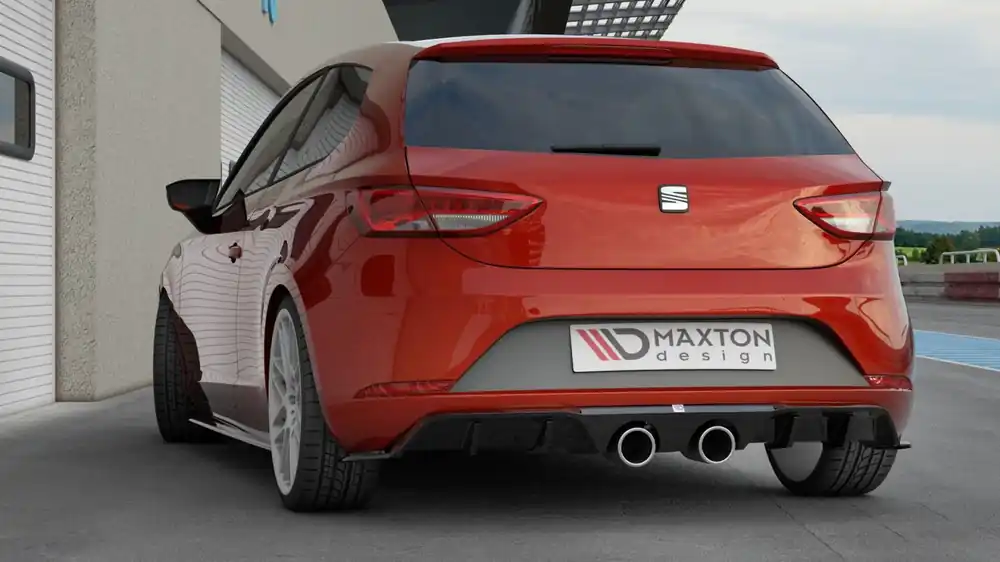 Hit Sezóny Středový spoiler pod zadní nárazník V.2 Seat Leon Cupra Mk3 FL Hatchback