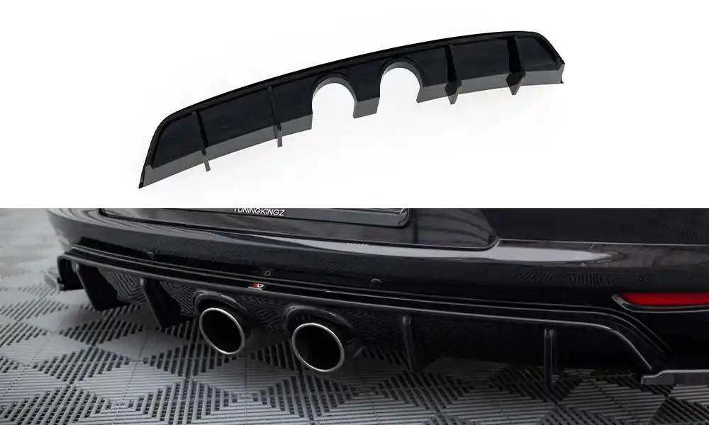 Doprava Zdarma Středový spoiler pod zadní nárazník V.2 Volkswagen Scirocco Mk3 (R32 Výfuk )