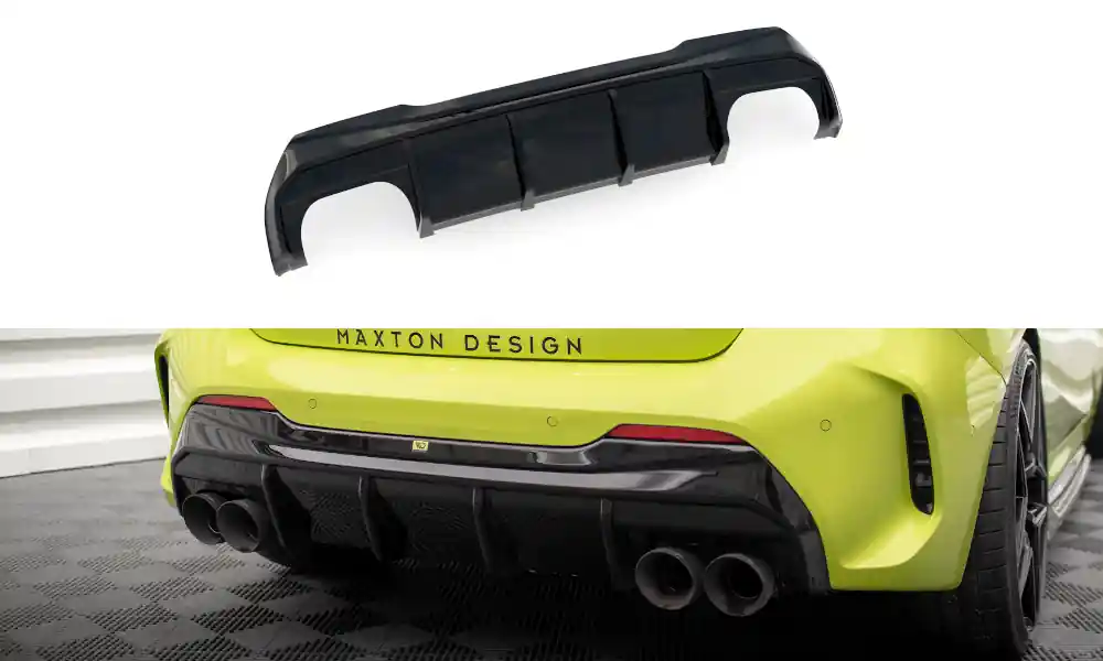 Aktuální Středový spoiler pod zadní nárazník V.3 BMW 1 F40 M-Pack/ M135i (Double Výfuk Version)