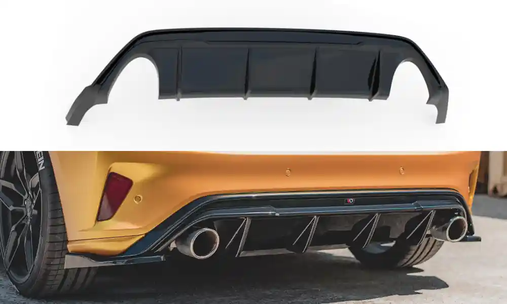Nakupujte Hned Středový spoiler pod zadní nárazník V.3 Ford Focus ST Mk4