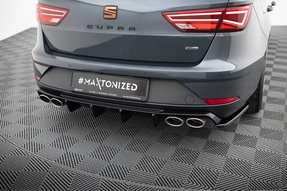 Středový spoiler pod zadní nárazník V.3 Seat Leon Cupra ST Mk3 FL Akční Nabídka