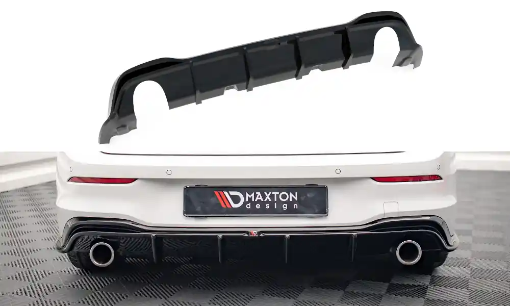 Výhodná Nabídka Středový spoiler pod zadní nárazník V.4 Volkswagen Golf 8 GTI