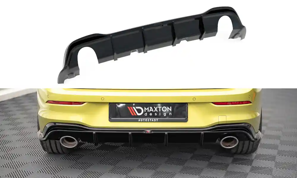Aktuální Středový spoiler pod zadní nárazník Volkswagen Golf 8 GTI Clubsport