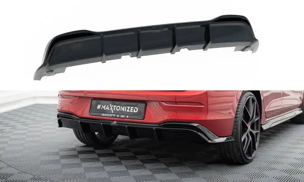 Středový spoiler pod zadní nárazník Volkswagen Golf GTE Mk8 Přímo Od Výrobce
