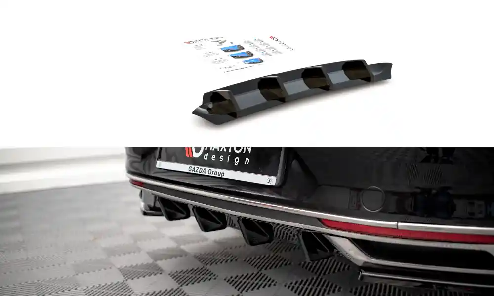 Středový spoiler pod zadní nárazník Volkswagen Passat B8 facelift Pouze Dnes