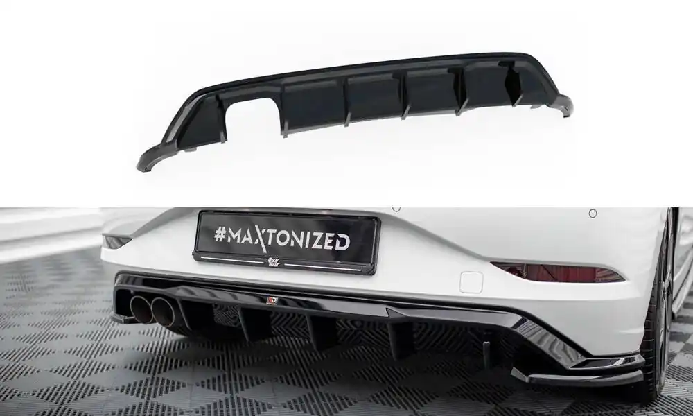 Kup Teď Středový spoiler pod zadní nárazník Volkswagen Polo GTI Mk6 facelift
